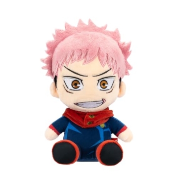 Total Anime Yuji Itadori - 8-Inch Scale Super Soft Plush with Authentic Details from Jujutsu Kaisen