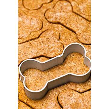Fox Run Dog Bone Cookie Cutter Set, Stainless Steel, 3-Piece