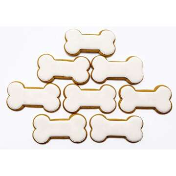 Fox Run Dog Bone Cookie Cutter Set, Stainless Steel, 3-Piece