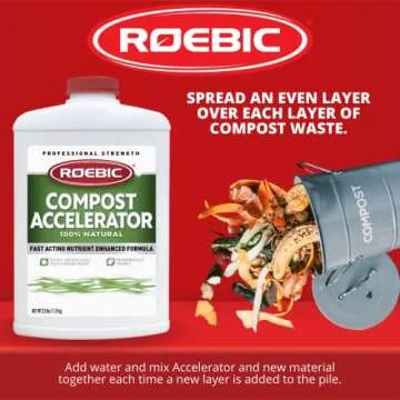 Roebic CA-1 Compost Accelerator - Fast Results for Your Garden