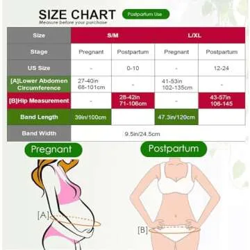 MAMODY Postpartum Belly Wrap, Postpartum Belly Band, Abdominal Binder, Abdomen Hernia Support Belt, Waist/Pelvis Belt (Polyester Bamboo Charcoal Fiber, S/M)