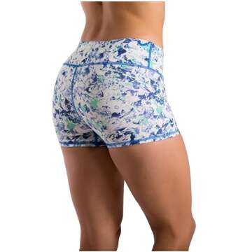 Tough Mode Women's 3" Athletic Workout Volleyball Running WOD Compression Shorts