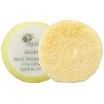 Rupes Bigfoot Wool 1.75" Medium Nano iBrid Polishing Pads - Exceptional Finish