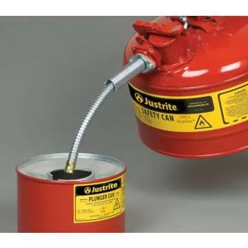 Justrite 2.5 Gallon Gas Can with Flame Arrester