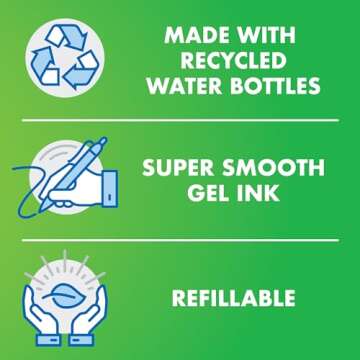 Sustainable PILOT B2P Colors Gel Pens - 14-Pack