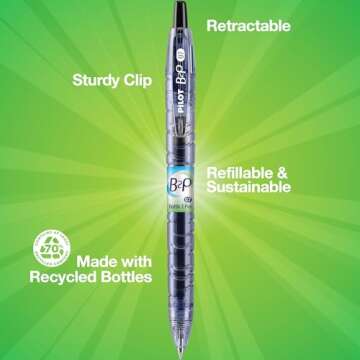 Sustainable PILOT B2P Colors Gel Pens - 14-Pack