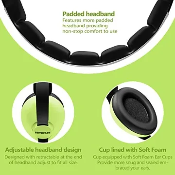 BBTKCARE Baby Noise Cancelling Headphones for Safe Hearing Protection
