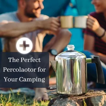 Mixpresso Stainless Steel Coffee Percolator for Campers