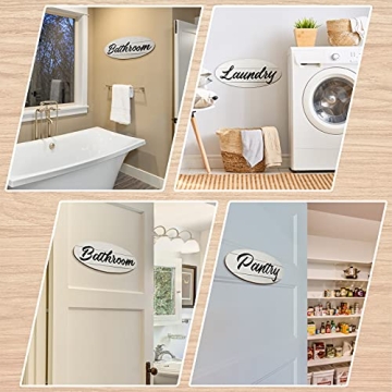 Farmhouse Bathroom Signs Pack for Rustic Home Decor
