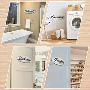 Farmhouse Bathroom Signs Pack for Rustic Home Decor