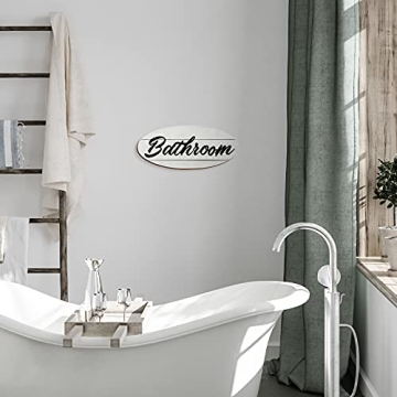 Farmhouse Bathroom Signs Pack for Rustic Home Decor