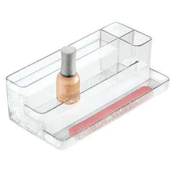 InterDesign Rain Cosmetic Organizer for Beauty Essentials