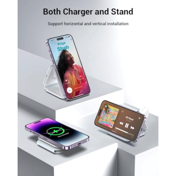 3 in 1 Magnetic Foldable Wireless Charger for iPhone