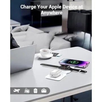 3 in 1 Magnetic Foldable Wireless Charger for iPhone
