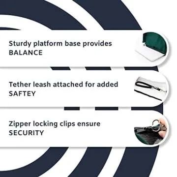 SturdiBag Large Pet Travel Carrier: Flexible Height for Cat and Dog Soft Sided with Safety Clips and Seatbelt Straps | Black, 18" x 12" x 12" (PN: SB2-PRO-BL)