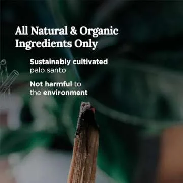 Long Lasting Palo Santo Smudge Candle - Natural 6 Oz