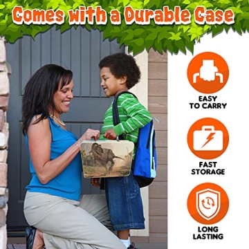 3 Bees & Me Dinosaur Toys for Kids 3-7 - 12 Fun Action Figures