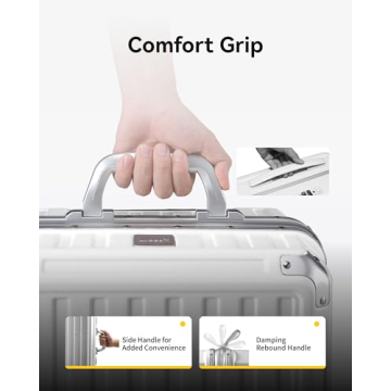 LUGGEX Zipperless Luggage - Spinner Wheels, Stylish & Durable