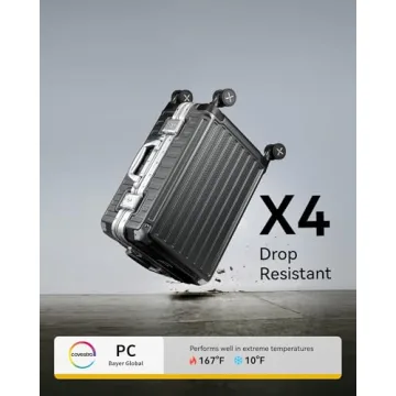 LUGGEX Zipperless Luggage - Spinner Wheels, Stylish & Durable