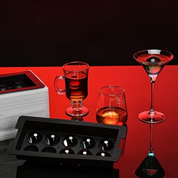 Sphere Clear Ice Cube Tray for Perfect Cocktail Ice