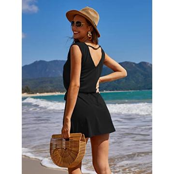 Stylish Sleeveless Beach Cover Up for Women - Hount