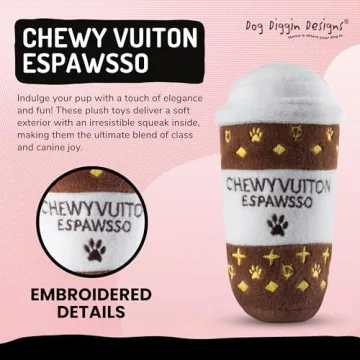 Stylish Squeaky Plush Dog Toys for Playful Pooches