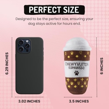 Stylish Squeaky Plush Dog Toys for Playful Pooches