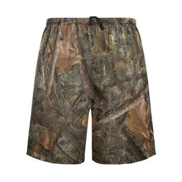 Ollabaky Pajama Shorts for Men Vintage Camo Pjs Bottoms Sleepwear Shorts Lounge Wear Pajama Pants wi...
