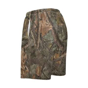 Ollabaky Pajama Shorts for Men Vintage Camo Pjs Bottoms Sleepwear Shorts Lounge Wear Pajama Pants with Pocket