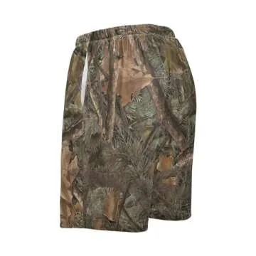 Ollabaky Pajama Shorts for Men Vintage Camo Pjs Bottoms Sleepwear Shorts Lounge Wear Pajama Pants with Pocket