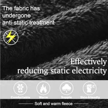 Inner Wish Women Hooded Plush Robe, Fleece Cozy Warm Bathrobe Fuzzy Female Spa Robe With Pockets Spa Bathrobe,BLACK+BURGUNDY, S/M