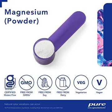 Pure Encapsulations Magnesium Powder for Relaxation & Health