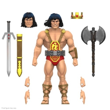 Super7 ULTIMATES! Conan The Barbarian Kull The Conqueror (Comics) - 7" Conan Action Figure with Acce...