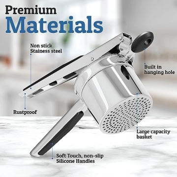 PriorityChef 15oz Potato Ricer and Masher Tool