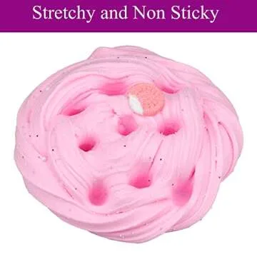 HOGFIT Butter Slime Kit for Girls 8 Pack, Party Favors with Watermelon, Coffee, Mint, Candy, and Lemon Slime, Stretchy and Non-Sticky, Stress Relief Toy for Boys, Easter Basket Stuffers