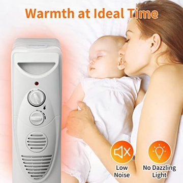 ZAFRO 1500W Portable Oil Filled Radiator Heater