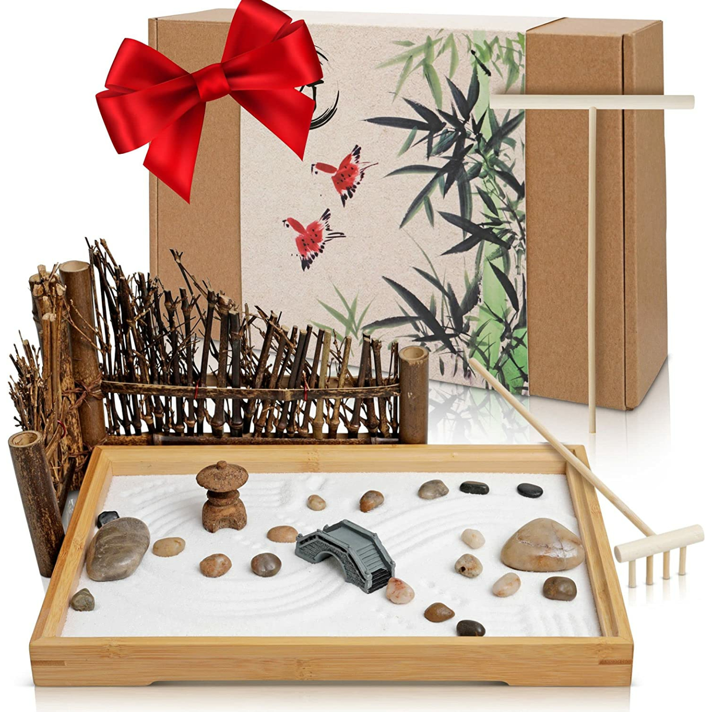 ENSO Zen Garden Kit for Desk - Meditation & Relaxation