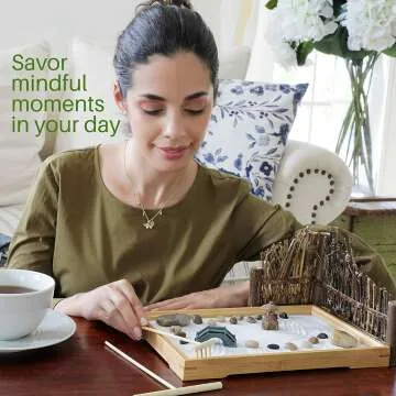 ENSO Zen Garden Kit for Desk - Meditation & Relaxation