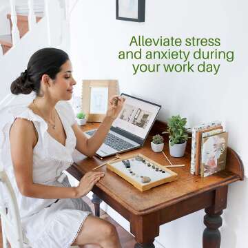 ENSO Zen Garden Kit for Desk - Meditation & Relaxation
