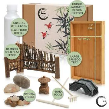 ENSO Zen Garden Kit for Desk - Meditation & Relaxation