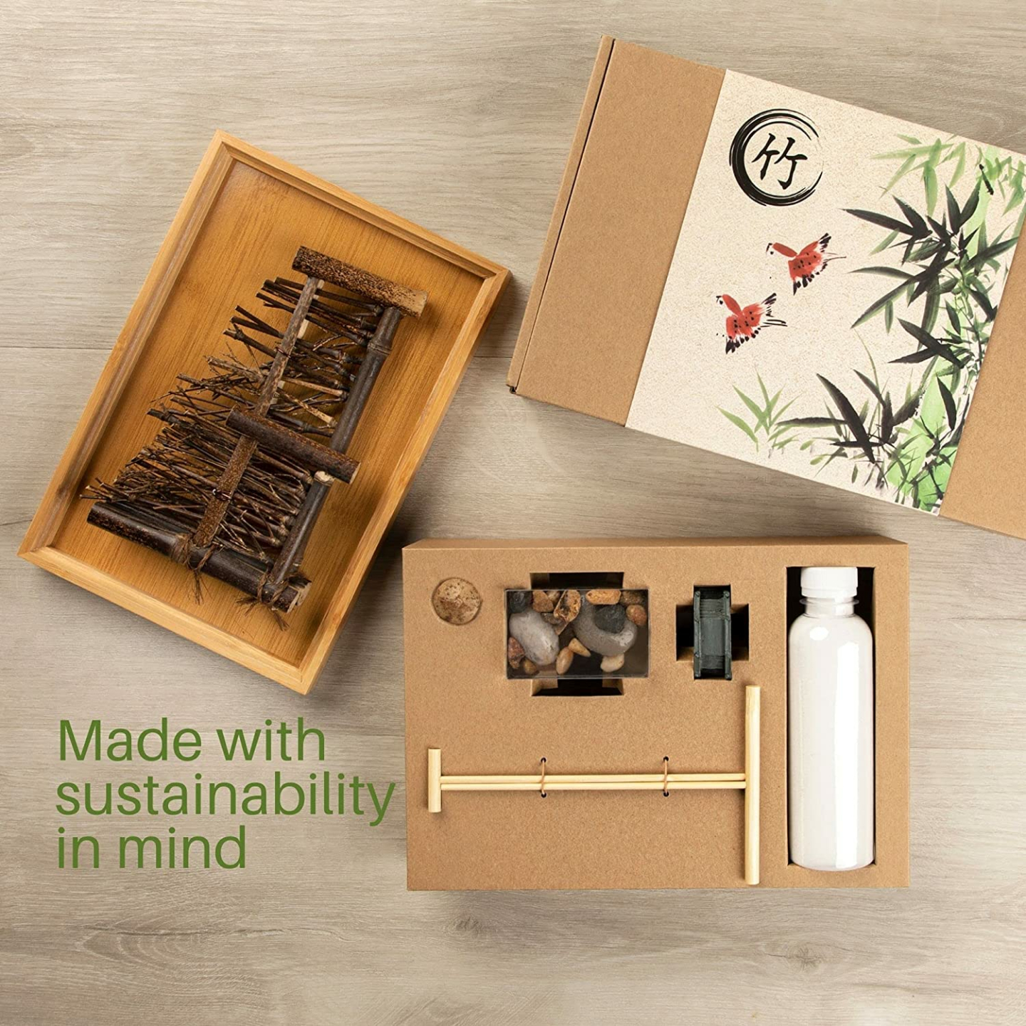 ENSO Zen Garden Kit for Desk - Meditation & Relaxation