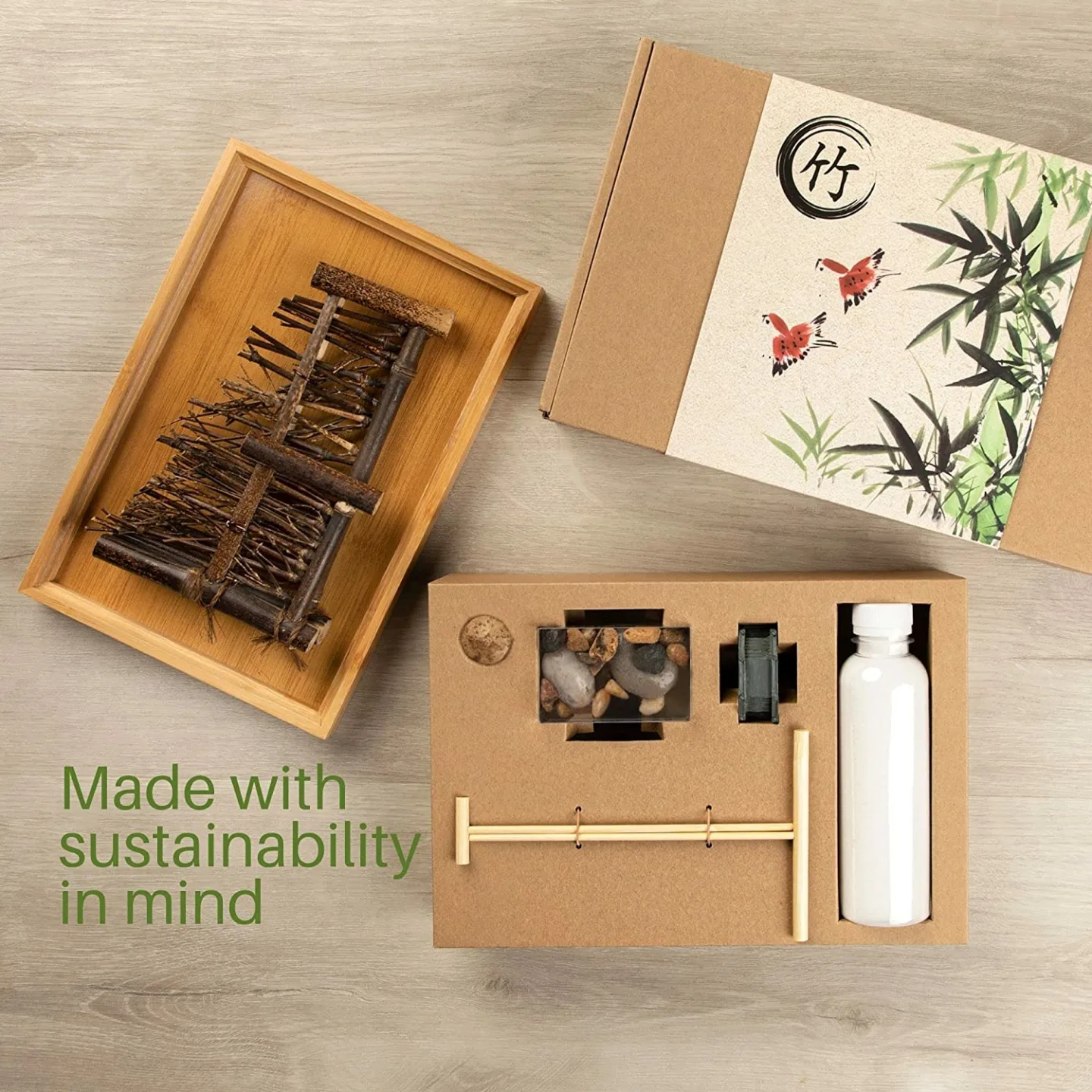 ENSO Zen Garden Kit for Desk - Meditation & Relaxation