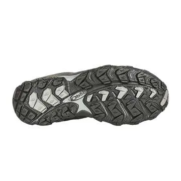 Oboz Men's Bridger Low B-Dry Waterproof Hiking Shoe, Dark Shadow, 10.5