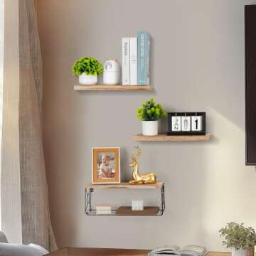 MIAGLACE Bathroom Shelves Over Toilet - Stylish Storage