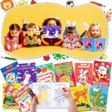 Geefuun Mini Coloring Books for Kids Party Favors