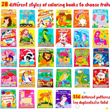 Geefuun Mini Coloring Books for Kids Party Favors