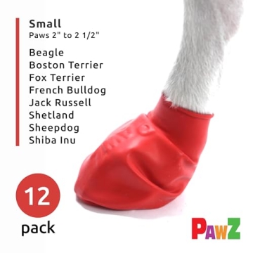 PawZ Rubber Dog Boots - All-Weather Protection for Small Dogs
