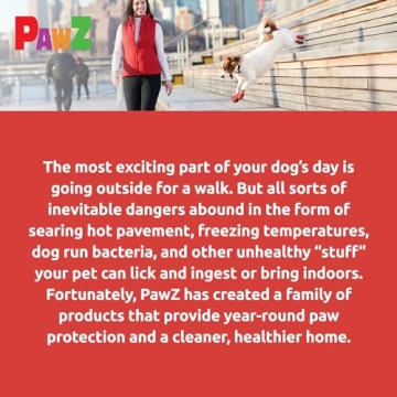 PawZ Rubber Dog Boots - All-Weather Protection for Small Dogs