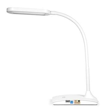 TW Desk Lamps for Home Office - Super Bright Small Desk Lamp with USB Charging Port, a Perfect LED D...