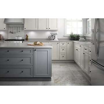 Franklin Brass Parow Cabinet Knob, Matte Black, 1-1/8 in (29mm) Dresser Drawer Pull, 10 Pack, P29542Z-FB-B